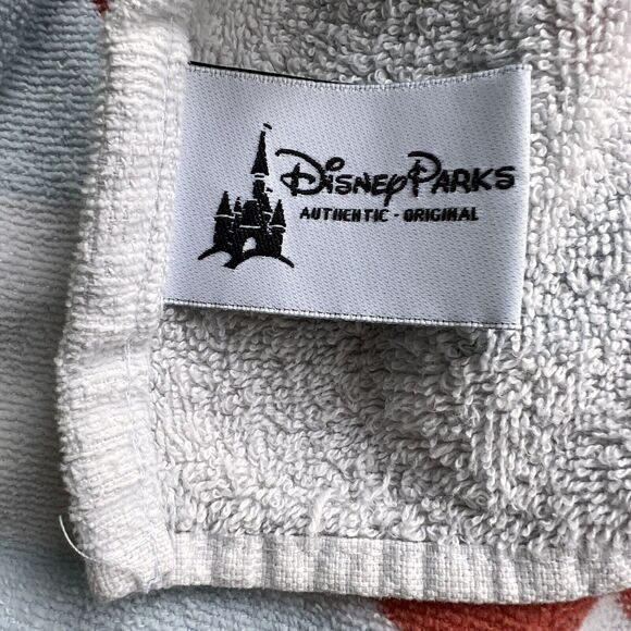 Vintage Mickey Mouse Beach Towel Red Authentic Disney Parks Retro Souvenir NICE! - Picture 7 of 12